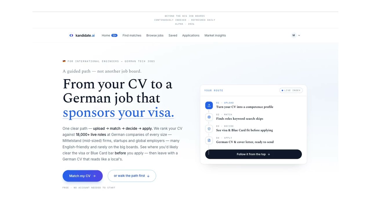 kandidate.ai video preview