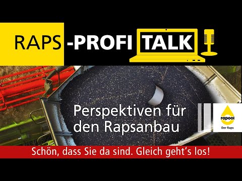 Raps-Profi -Talk 2022: Zukünftige Perspektiven für den Rapsanbau