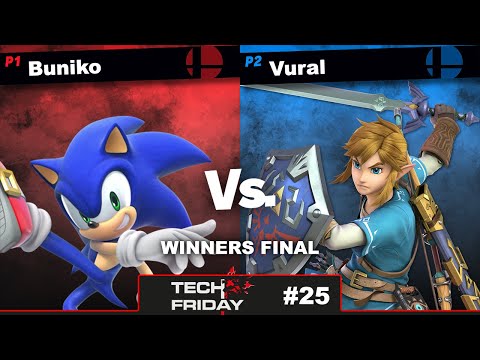 Tech Friday #25 Winners Final - Buniko (Sonic) Vs. Vural (Link) Smash Ultimate - SSBU
