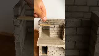 Building a Mini Wooden Cabin - DIY Craft