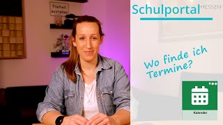 Schulportal Hessen für Lernende – Wo finde ich Termine?