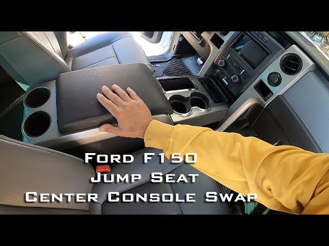 2013 Ford F150 Jump Seat Center Console Swap