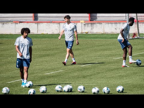 Fußball während Coronakrise: Der FC Bayern München trainiert wieder in Kleingruppen