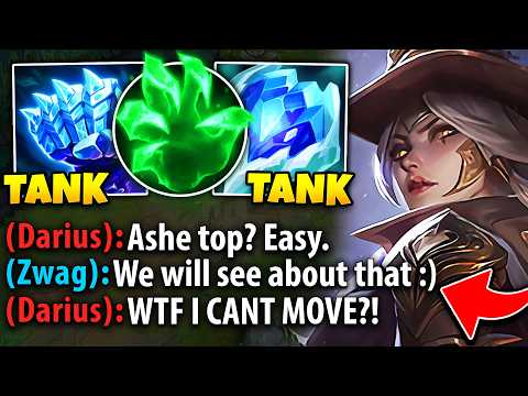 This guy thought I was trolling for picking Tank Ashe Top... but he doesn't know my secret