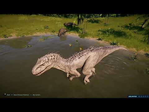 INDOMINUS REX dinosaur confused when hunting - Jurassic World Evolution
