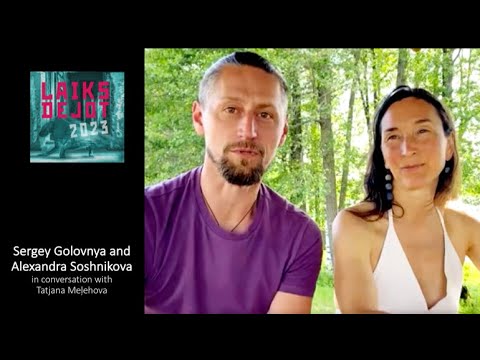 Sergey Golovnya and Alexandra Soshnikova at "Laiks Dejot 2023" Festival in Latvia