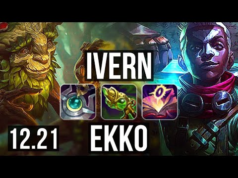 IVERN vs EKKO (JNG) | 2/0/22, 2.4M mastery, 900+ games | KR Diamond | 12.21