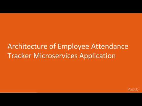 Microservices with Azure Architecture of Employee Attendance Tracker|packtpub com