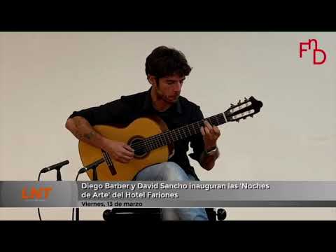  Diego Barber y David Sancho inauguran las 'Noches de arte' del Hotel Fariones