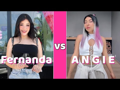 Fernanda Villalobos Vs A N G I E - Batalla de TikTok 🔥TikTok- Frio