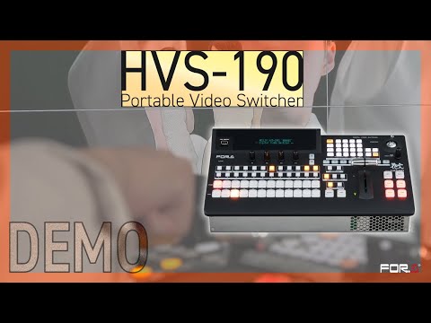 HVS-190 Video Switcher Demonstration