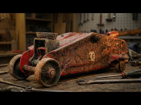Restoring a RUSTY JACK into a Masterpiece ✨🛠️