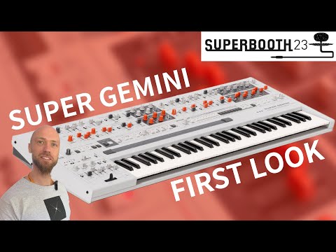 UDO Super Gemini - Child Of The Yamaha CS-80 & Roland Jupiter-8? | Superbooth 2023
