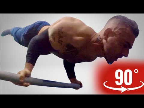 How To 90 Degree Handstand Push Up | SUPINATED GRIP!