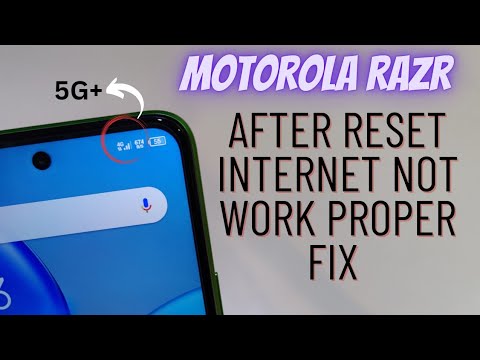 Moto Razr No Internet Work Fix Internet Speed With APN