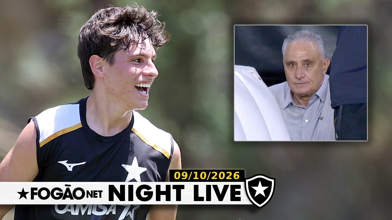 NIGHT LIVE | Montoro treina e deve retornar ao Botafogo contra o Coritiba