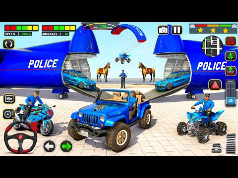 US Police ATV Quad Bike Stunt Simulator : ATV Quad Bike Driving Simulator