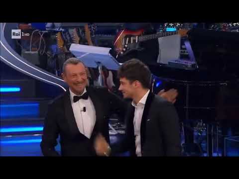 Come NON si deve pronunciare "Charles Leclerc" - Amadeus - Sanremo 2023