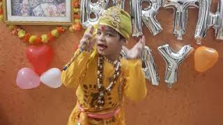 Kanha ji Poem ( twinkle twinkle little star krishna mera super star😎)