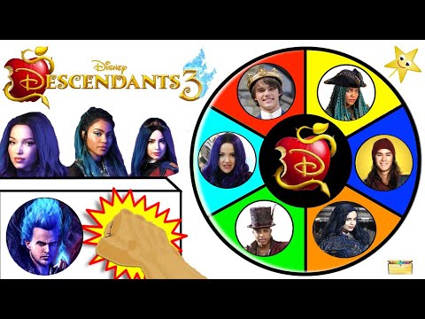 Win Goldie's Treasure of  DESCENDANTS 3 Dolls in the Spinning Wheel Game