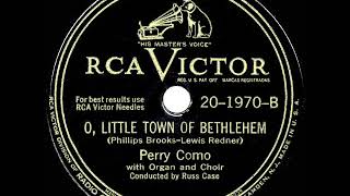 1946 Perry Como - O Little Town Of Bethlehem