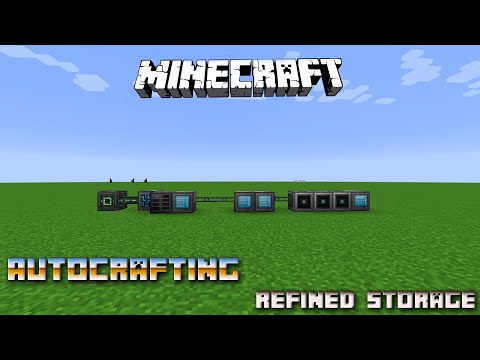 Autocrafting 💎 Refined Storage Tutorial 💎 Deutsch / German
