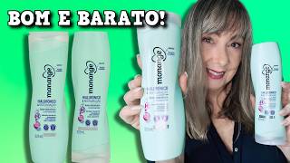 💚MONANGE HIALURÔNICO E RESTAURAÇÃO shampoo e condicionador