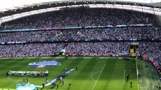 preview picture of video '2/3 Building the Stage (uncut) Manchester City Win the Premier League 13/5/2012'
