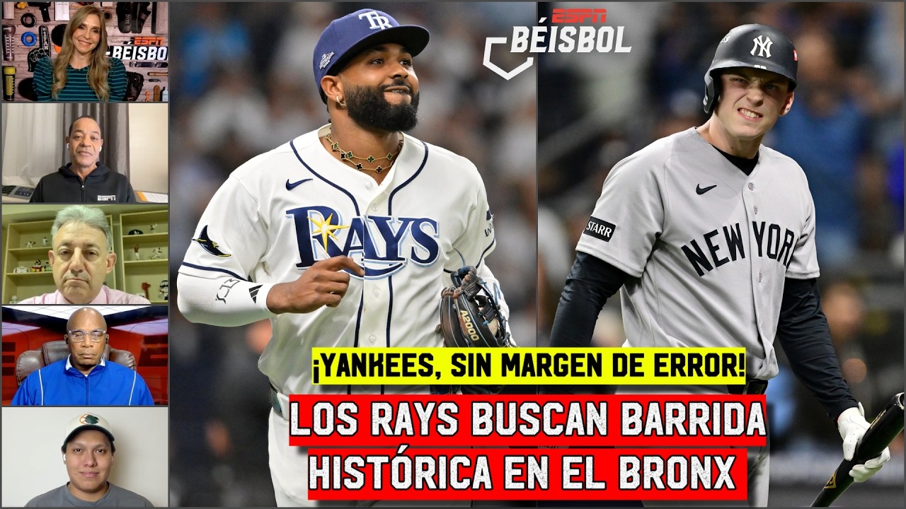 YANKEES DEBEN JUGAR SIN ERRORES y así podrían SEGUIR VIVOS vs RAYS en POSTEMPORADA | ESPN Beisbol
