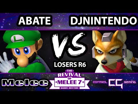 Revival of Melee 7 - Abate (Luigi) Vs. DJ Nintendo (Fox) - Losers Bracket