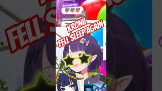 When Ina realizes Kronii fell a sleep again 💤 #vtuber#hololive #hololiveenglish #ninomaeinanis