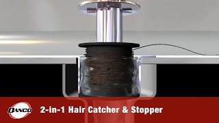 2-in-1 Bathtub Hair Catcher and Stopper