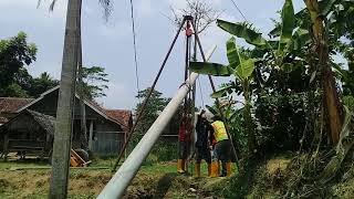 Download lagu Cara mudah pendirian tiang listrik mp3