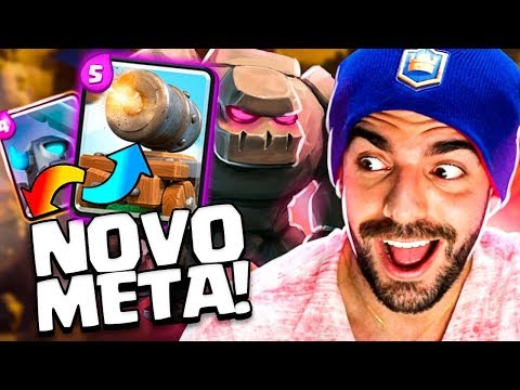 NOVO META DE GOLEM NO CLASH ROYALE ESTA INSUPORTÁVEL!