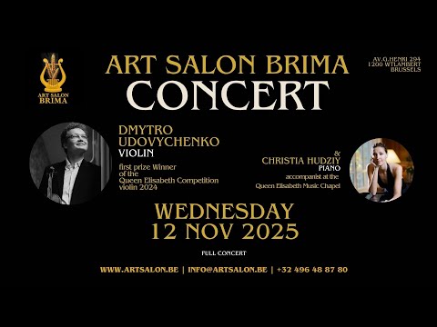 Concert of Dmytro Udovychenko, Violin | 12 11 2025 - Full Concert