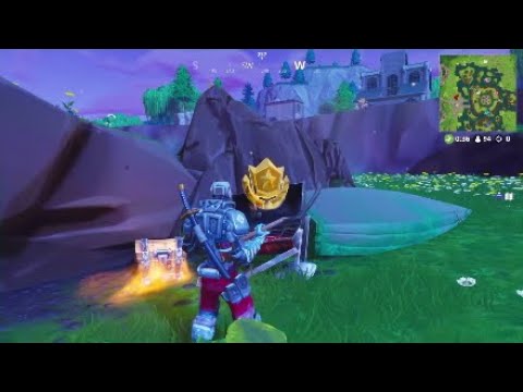 Fortnite Battle Royale - Season 6 Week 9 Hunting Party Secret Battlestar Location