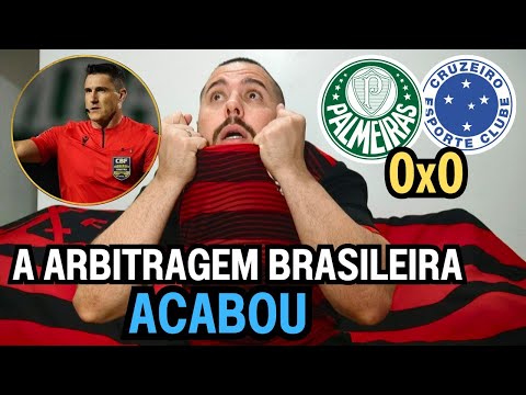 REACT MELHORES MOMENTOS PALMEIRAS 0X0 CRUZEIRO - DESTAQUE PRA ARBITRAGEM MAIS UMA VEZ