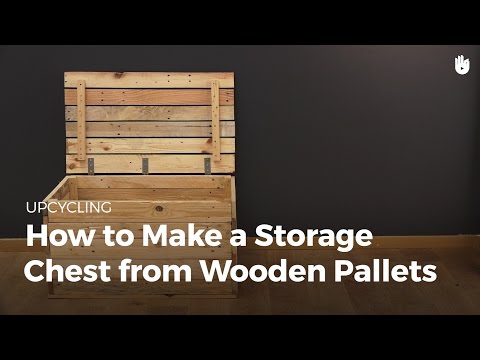 Make a Storage Trunk from Wooden Pallets | Upcycling
