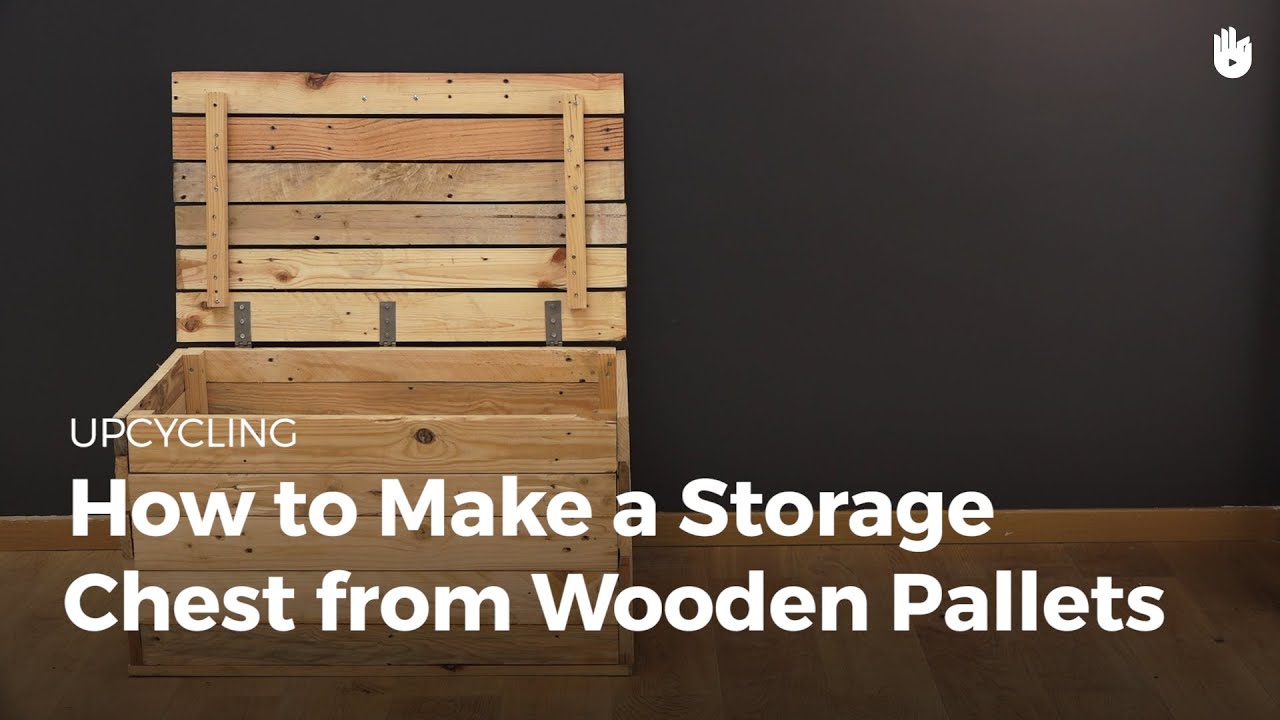 how to make a toy box out of pallets