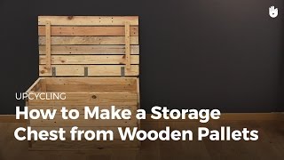 Make a Storage Trunk from Wooden Pallets | Upcycling