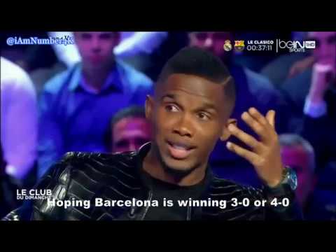 Samuel Eto'o on Pep Guardiola, He is not Normal