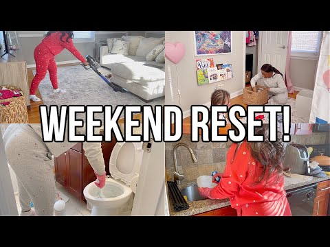 ULTIMATE WORKING MOM GET IT ALL DONE CLEAN WITH ME! RESET ROUTINE | CLEANING MOTIVATION | Nia Nicole