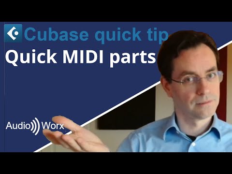 Cubase quick tip - Quick Midi parts