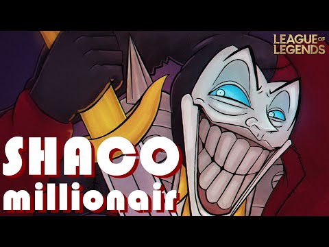 SHACO millionaire TREASURE HUNTER + FIRST STRIKE in ranking league of legends
