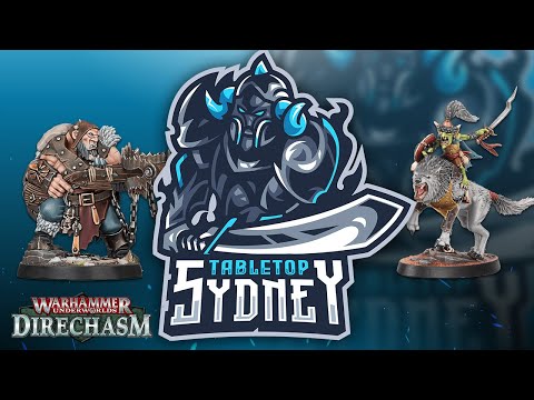 Tabletop Sydney - Hrothgorn's Mantrappers vs Rippa's Snarlfangs - Warhammer Underworlds
