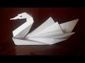 Как сделать оригами лебедя, origami swan 
