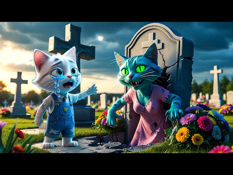 😱 OMG! Zombie mother cat Breaks into Kitten's House 🧟 The Police Catch Her #cat #catstory