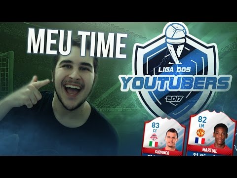 MEU TIME NA LIGA DOS YOUTUBERS FIFA 17 #VamoVelho