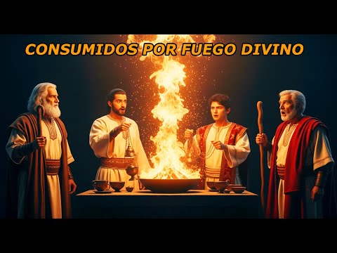 The death of Nadab and Abihu by divine fire (Leviticus 10:1-7)