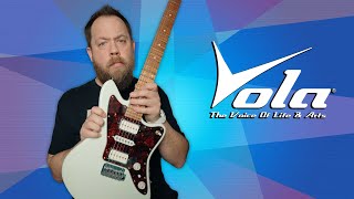 Video thumbnail for Checking Out The NEW Vola JZ FRO Guitar! by Riffs, Beards & Gear